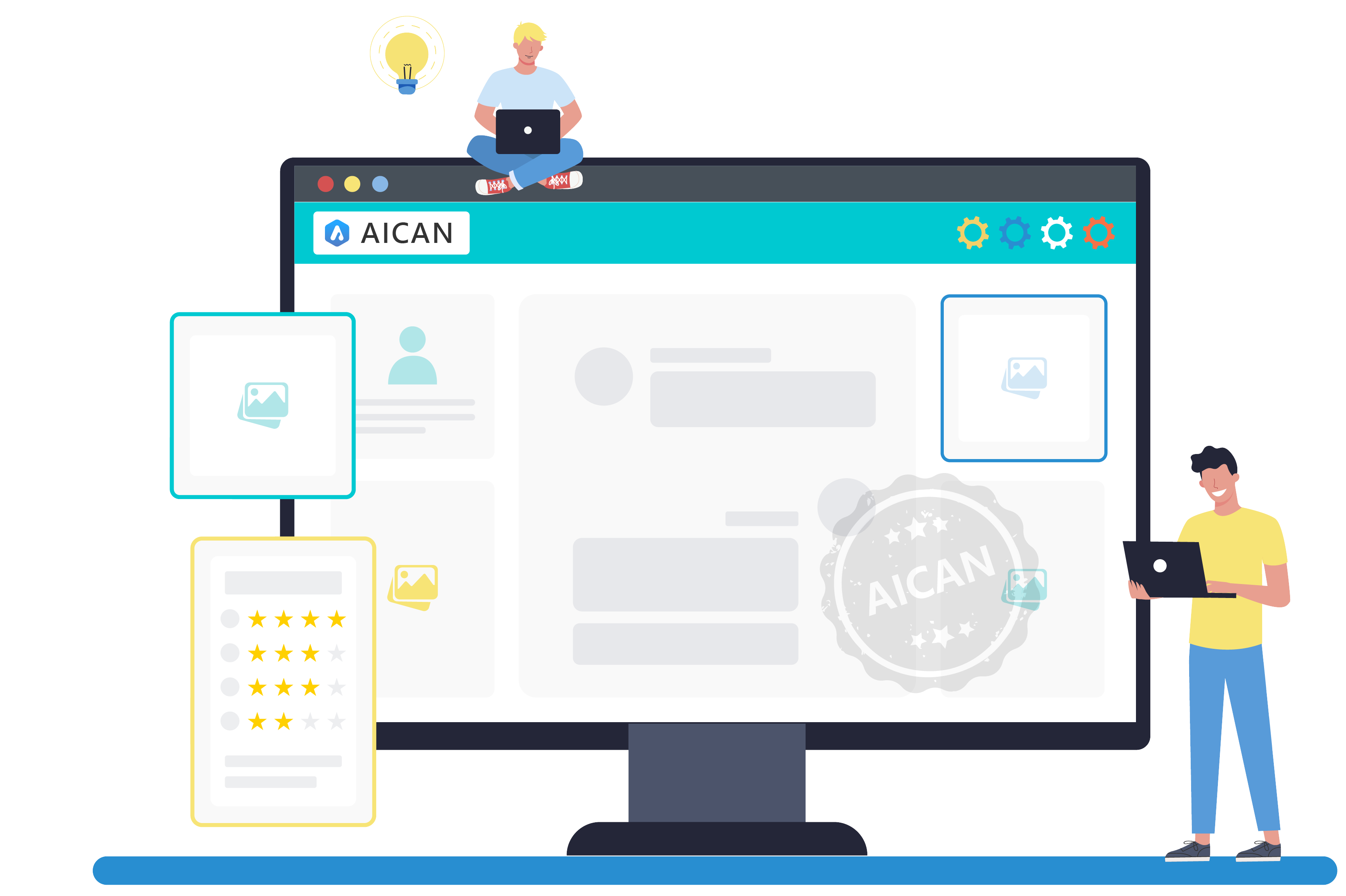 Customizable Interface - AICAN - Trusted by Thousands of Web, APP Platforms for AI Customer Service